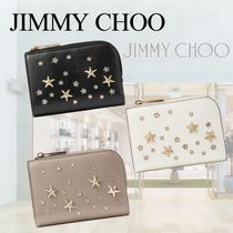 国内即発【JIMMY CHOO】コンパクトジップ ウォレット ギフトにも