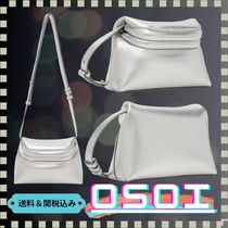 【OSOI】シルバー ミニ Folder バッグ