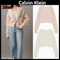 [CALVIN KLEIN] 2 IN 1クロップドカーディガン ★大人気★