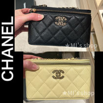 【25P/ハート入りロゴ♪】CHANEL ヴァニティバッグ