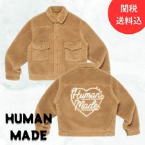 残り1点【HUMAN MADE】ボアフリースワークジャケット☆ベージュ