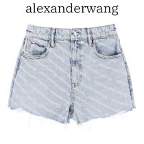 関税込 VIP価格【Alexander Wang】ロゴデニムショートパンツ