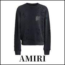 【AMIRI】ロゴ スウェット ブラック クルーネック