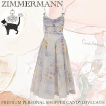 ZIMMERMANN Printed Linen Blend Crush Dress