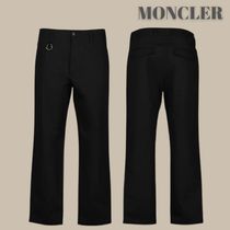 関税込★希少【MONCLER】Chino Pants★Black★ロゴ チノパンツ