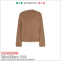 Max Mara◆OXA◆ウール&カシミア ジャージースウェットシャツ