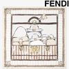 FENDI スカーフ Fendi Fendi Foulard ロゴ スカーフ