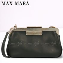 MAX MARA マックスマーラ ★レザー スモール クラッチ バッグ