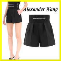 Alexander Wang☆関税込☆ロゴウエスト ハイウエスト ショーツ