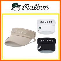 ★韓国★【MALBON GOLF】Malbon Logo Tee Hoider Visor / MAN