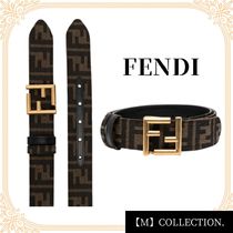 『FENDI』FFファブリック リバーシブル レザーベルト