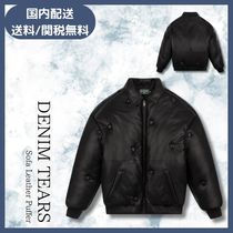 【DENIM TEARS】Sofa Leather Puffer レザージャケット