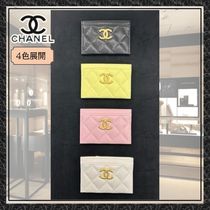 【スッキリ収納♪】CHANEL ゴールドココマークカードケース