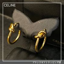 国内直営◆CELINE◆ノット スモールフープ ピアス