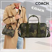 コンパクト★COACH★ Gothamダッフル24 シグネチャーカモ柄