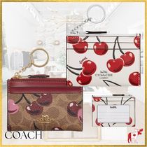 ★Coach★新柄★ミニ スキニー ID ケース★さくらんぼ柄★