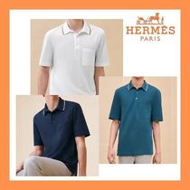 シンプルでオシャレ♪ ＊HERMES＊ ポロシャツ piqures sellier