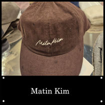 ★MATIN KIM ★CURSIVE STAR EMBROIDERY BALL CAP