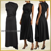 ＜関税込＞Victoria Beckham＊ツイストドレープ ミディドレス