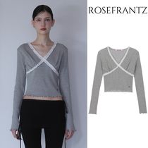 ★ROSEFRANTZ★ Cross Lace Long Sleeve [Gray]