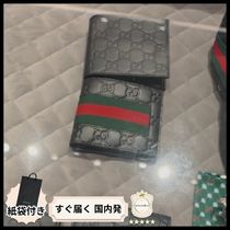 【完売必至】グッチ■二つ折り財布 GGエンボス ウェブストライプ