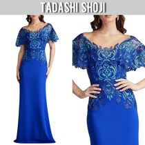 【TADASHI SHOJI】Deming★ラッフル袖 イリュージョンガウン