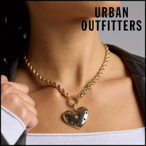 Urban Outfitters☆ ジェムハート・ロープチェーン・ネックレス