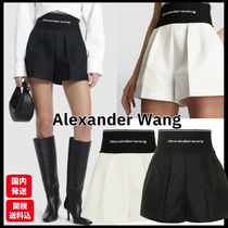 AlexanderWang◆Safari ロゴ ハイウエスト ショートパンツ