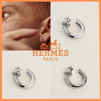 【シンプルでクールな一品！】 HERMES サボ シングルピアス