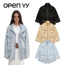 OPEN YY 25SS CARGO POCKET FIELD JACKET 3colors