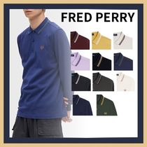 【FRED PERRY】 ポロシャツ 長袖 カジュアル ロゴ（メンズ）