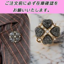 国内配送★ANNA SUI★クローバーモチーフ ブローチ