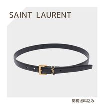 【送料関税込み】Saint Laurent カサンドラ　スクエアベルト