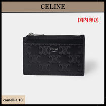 大人の余裕スタイル【CELINE】ジップ付きカードホルダー