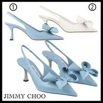 JIMMY CHOO Staz Sling Back 70 レザー パンプス