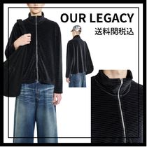 OUR LEGACY シュランケン フルジップ ストライプ ベロア