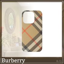 【送関込】Burberry☆バーバリー チェック iPhone 15 Pro ケース