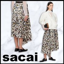 【送料関税込】sacai★トロピカルプリントプリーツスカート★