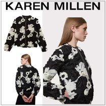 【Karen Millen】モノテクスチャーウーブンボンバージャケット