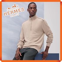 25SS☆HERMES☆ジップ付きセーター《ベビー カシミヤ》