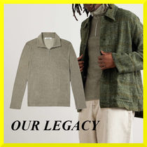 OUR LEGACY☆関税込☆スリムフィットTENCELハーフジップセーター