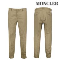 関税込★希少【MONCLER】Chinos★Beige★ロゴ入り チノパンツ