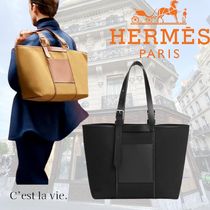 【様々なスタイルにマッチ】HERMES トリヴィエールトートバッグ