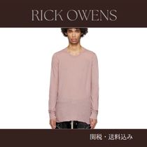 Rick Owens☆ピンク Basic 長袖Tシャツ