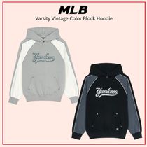 MLB korea■Varsity Vintage Color Block Hoodie■確実正規品