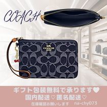 【予約商品】COACHコーナー ジップ リストレット・ デニム