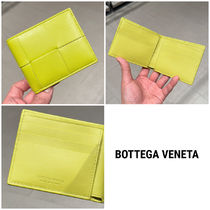 【BOTTEGA VENETA】カセット ロゴ レザー 二つ折り財布