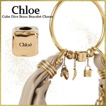 ■Chloe■ Cube Dice バッグチャーム ヴィンテージゴールド