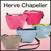 シンプル★ HERVE CHAPELIER ナイロン舟型ショルダーバッグXS