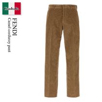 Fendi Camel Corduroy Pant